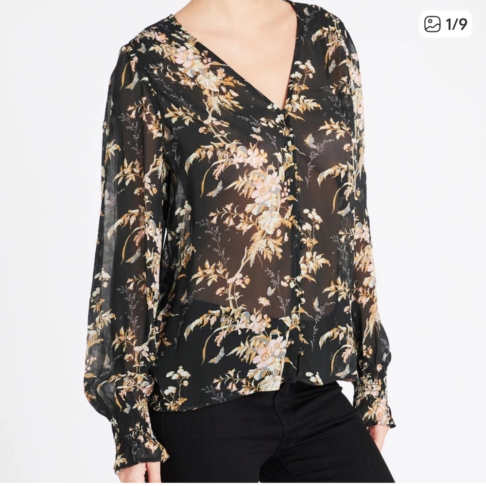 PAIGE “Calliope” floral blouse
